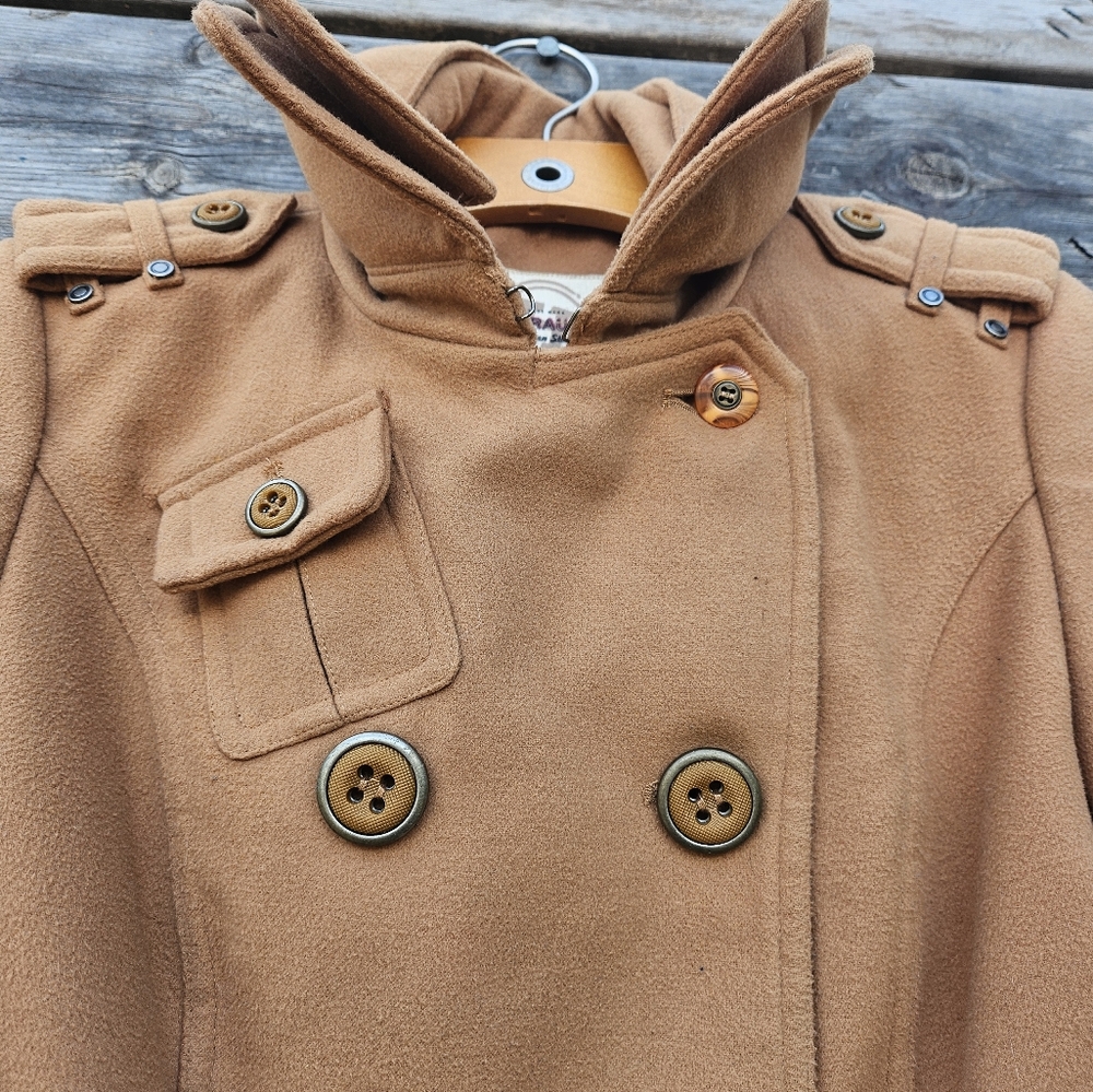 y2k Hydraulic Tawny Peacoat - Picture 3 of 5
